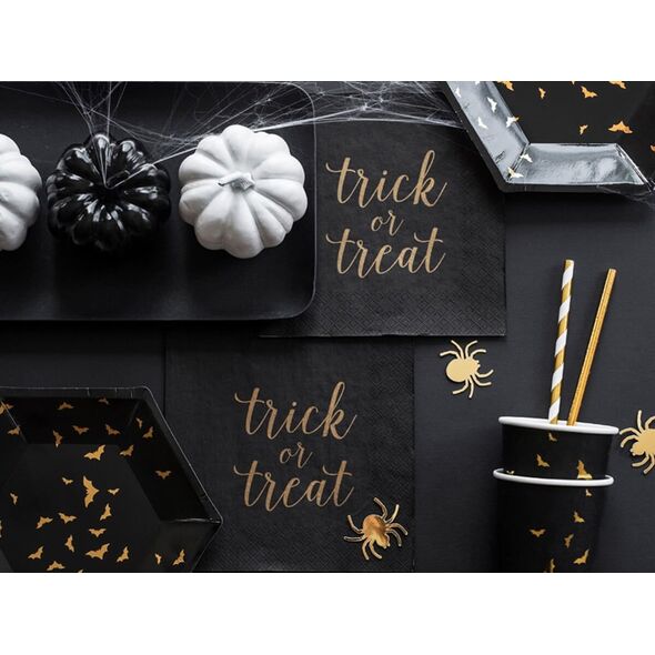 Party Deco Talerzyki Trick or Treat - 20 cm - 6 szt. uniwersalny