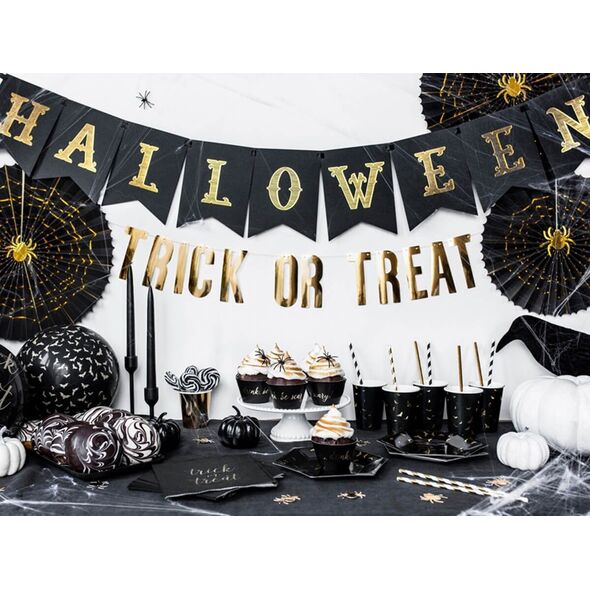 Party Deco Talerzyki Trick or Treat - 20 cm - 6 szt. uniwersalny