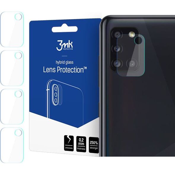 3MK 3MK Lens Protect Sam A315 A31 Ochrona na obiektyw aparatu 4szt