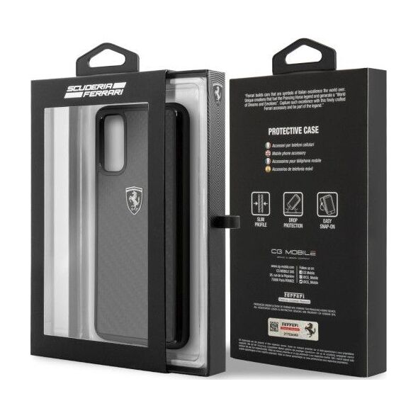 Ferrari Ferrari Hardcase FEHCAHCS62BK S20 G980 black/czarny Carbon Heritage