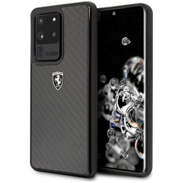 Ferrari Ferrari Hardcase FEHCAHCS69BK S20 Ultra G988 black/czarny Carbon Heritage