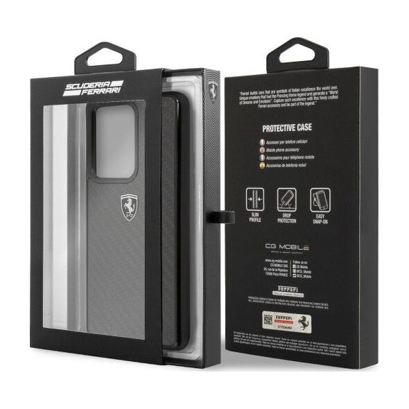 Ferrari Ferrari Hardcase FEHCAHCS69BK S20 Ultra G988 black/czarny Carbon Heritage