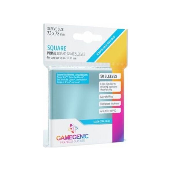 Gamegenic Gamegenic: Prime Square-Sized Sleeves (73x73 mm), 50 sztuk