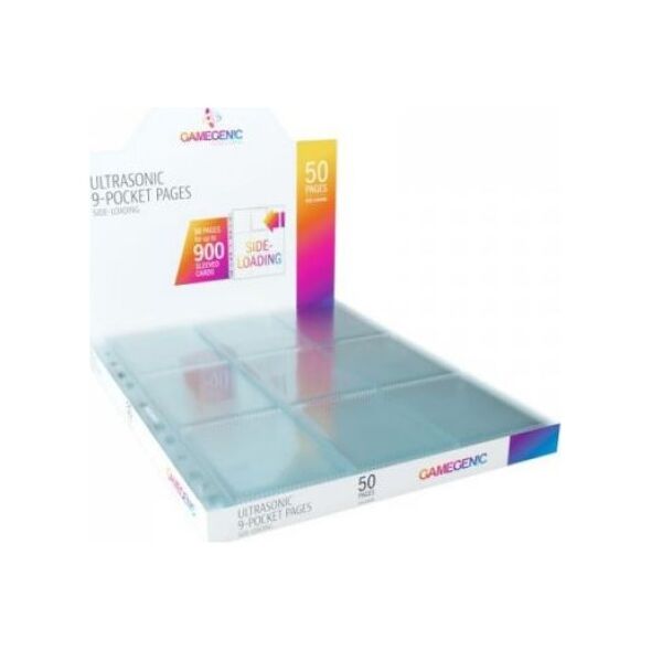 Gamegenic Gamegenic: Ultrasonic 9-Pocket Pages Sideloading (50 szt)