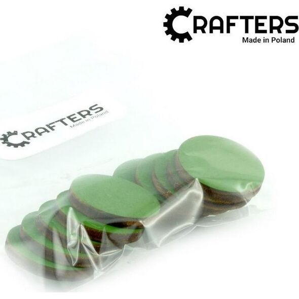 Crafters Crafters: Znaczniki drewniane - Zielone (10)
