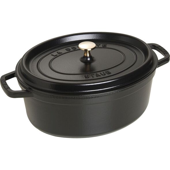 STAUB Garnek STAUB żeliwny owalny 5.5 ltr czarny uniwersalny