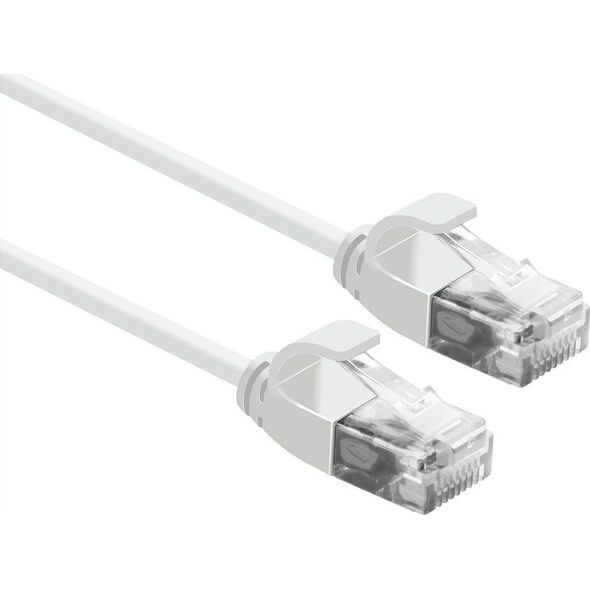 Roline Patchcord ROLINE data center UTP kat. 6A (klasa EA), LSOH,slim, biały, 0,15m