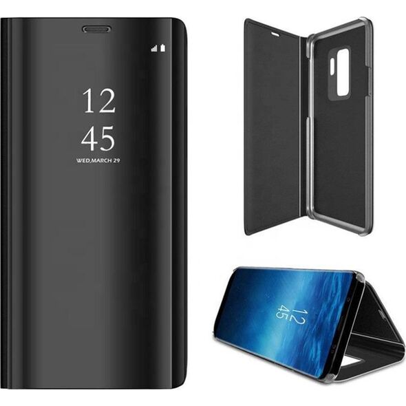 TelForceOne Pokrowiec Smart Clear View do Huawei Y6P czarny uniwersalny