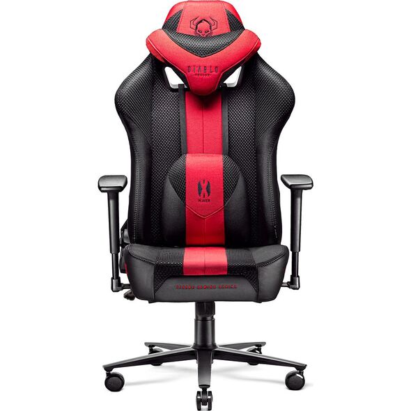 Fotel Diablo Chairs X-PLAYER 2.0 King Size Antracytowo-karmazynowy