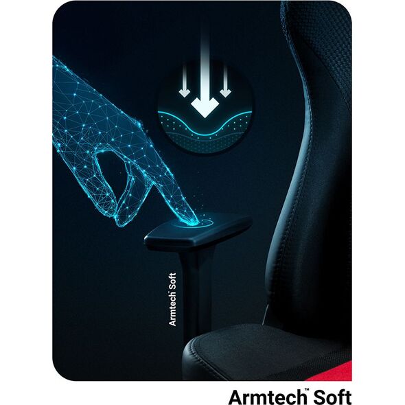 Fotel Diablo Chairs X-PLAYER 2.0 King Size Antracytowo-karmazynowy