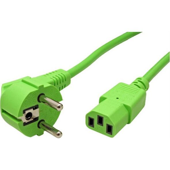 Kabel zasilający Roline ROLINE Kabel zasilający do monitora IEC 320-C13 1.8m zielony