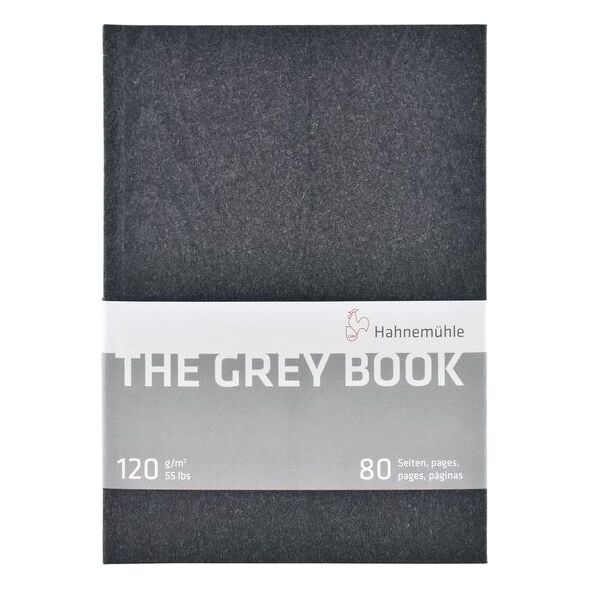 Hahnemühle HAHNEMUHLE THE GREY BOOK - szkicownik z szarymi kartkami 120g 40 ark. A5 uniw