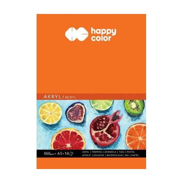 Happy Color Blok do malowania A5 10k biały