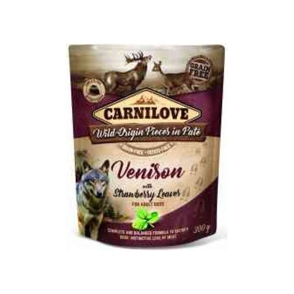 Carnilove Brit Carnilove Venison Strawberry Leaves Dziczyzna Liście Truskawek 300 g