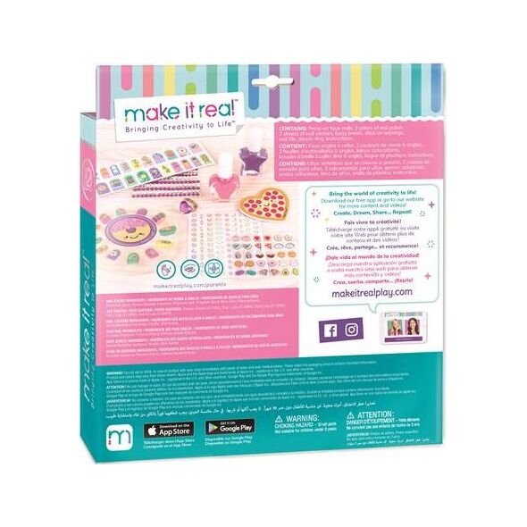 Make it real Make it real - Zestaw do manicure Glitter Girl Party