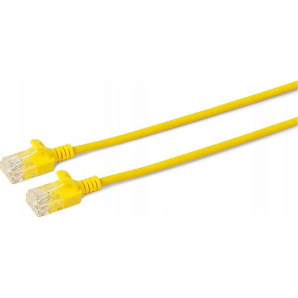 MicroConnect U/UTP CAT6A Slim 0.5M Yellow