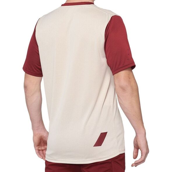 100% Koszulka męska 100% RIDECAMP Jersey krótki rękaw stone brick roz. M