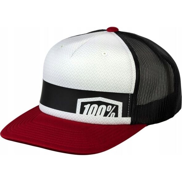 100% Czapka z daszkiem 100% QUEST Youth Trucker Hat Brick (NEW)