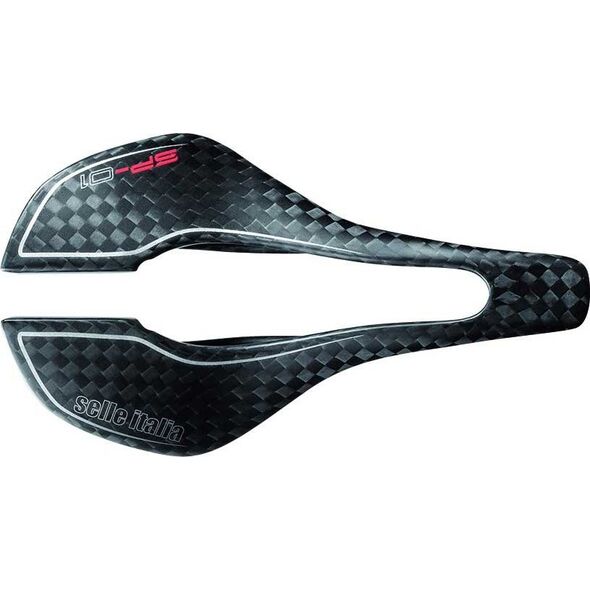 Selle Italia Siodło SELLE ITALIA SP-01 BOOST TEKNO SUPERFLOW S (id match - S3) Hi-Tech carbon 7x9, czarne (NEW)
