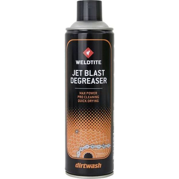 Weldtite Odtłuszczacz do łańcuha WELDTITE DIRTWASH JET BLAST DEGREASER Spray 500ml (NEW)