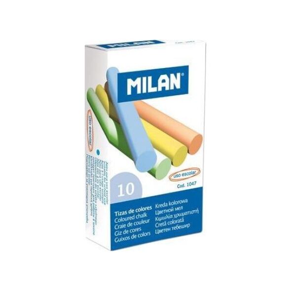 Milan Kreda kolorowa 10 sztuk MILAN