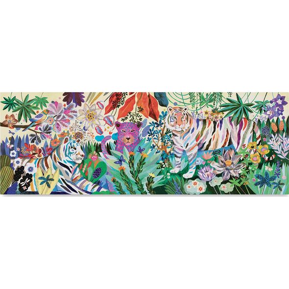 Djeco Djeco Rainbow tigers - puzzle artystyczne