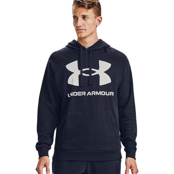 Under Armour Bluza męska Rival Fleece Big Logo HD granatowa r. XL (1357093 410)
