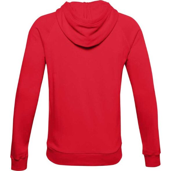 Under Armour Bluza męska Rival Fleece Hoodie czerwona r. S (1357092 600)