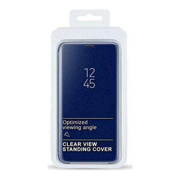 Etui Clear View iPhone 12 6,1" Max/Pro niebieski/blue
