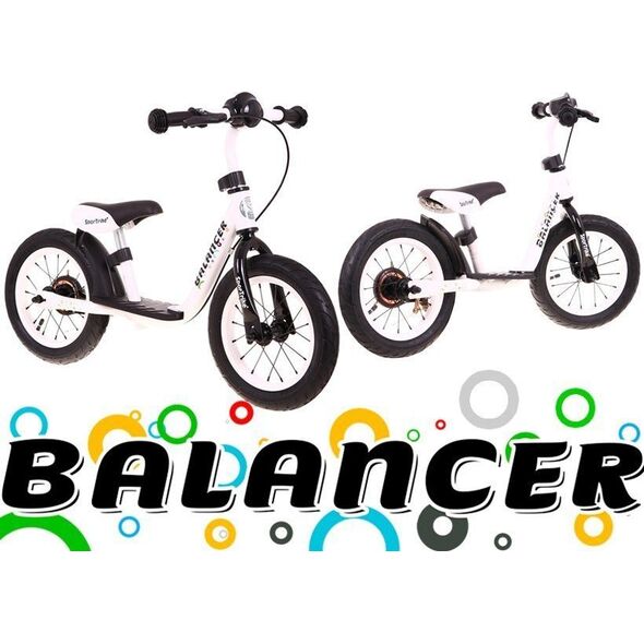 Rowerek biegowy SporTrike BALANCER Biały