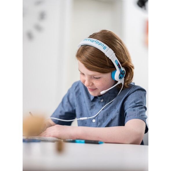 Słuchawki BuddyPhones BP-SCHOOLP-BLUE  (BP-SCHOOLP-BLUE)