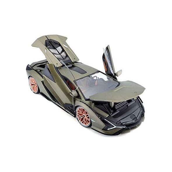 Bburago Lamborghini Sin FKP 37 model samochodu w skali 1:18, Electric Gold (18-11046)