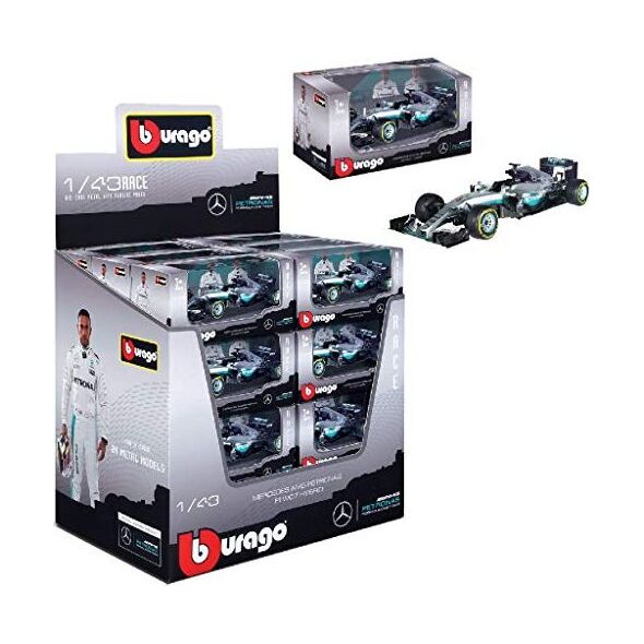 Bburago Bburago 15638126 1:43 F1 Mercedes AMG Petronas W07, 2016 posortowane