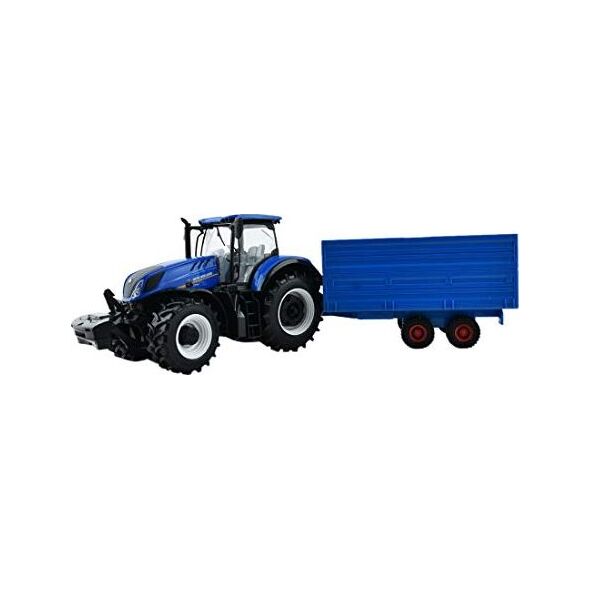Bburago Skala Bburago: 1:32 Zestaw ekonomiczny B18-44060 ciągnika rolniczego i przyczepy New Holland T7000 (różne)