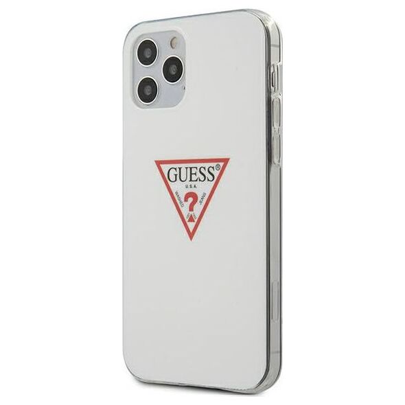 Guess Etui Guess Triangle Collection HardCase do iPhone 12 / 12 Pro białe
