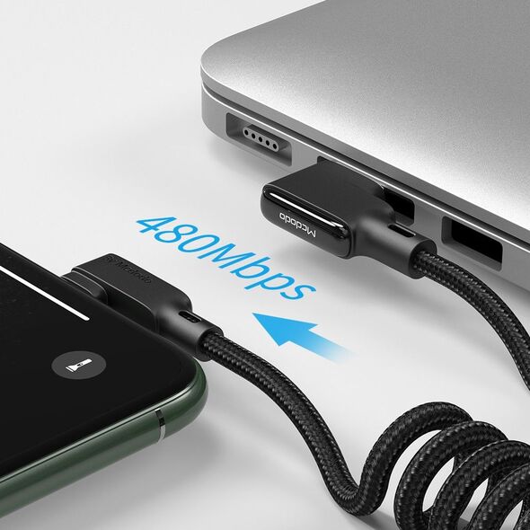 Kabel USB Mcdodo USB-A - Lightning 1.8 m Czarny (MDD50)