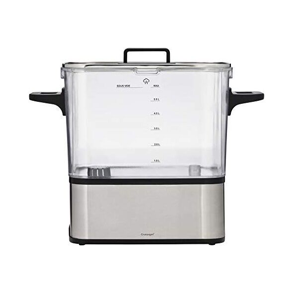 WMF WMF Lono 2in1 Sous Vide Garer Pro z wkładką do wolnego gotowania (1500 W, gotowanie próżniowe, powolne gotowanie, pojemnik na wodę 6,0 l, funkcja timera do 72 godzin)