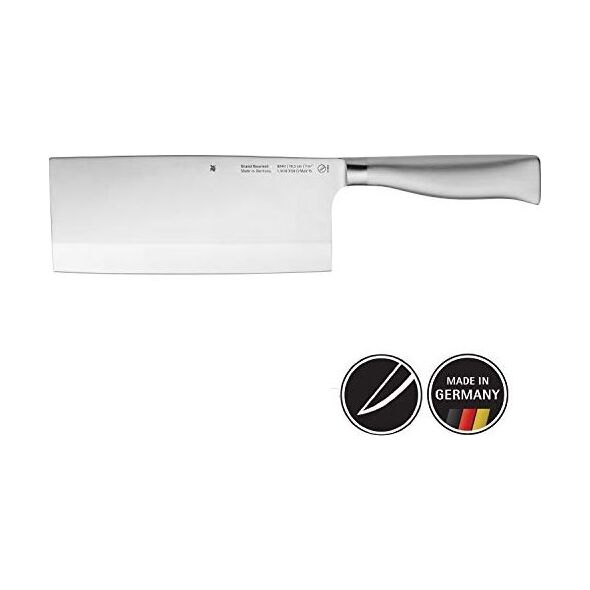 WMF Chiński nóż szefa kuchni WMF Grand Gourmet 31,5 cm, specjalna stal ostrza, nóż kuty, cięcie wydajności, ostrze 18,5 cm