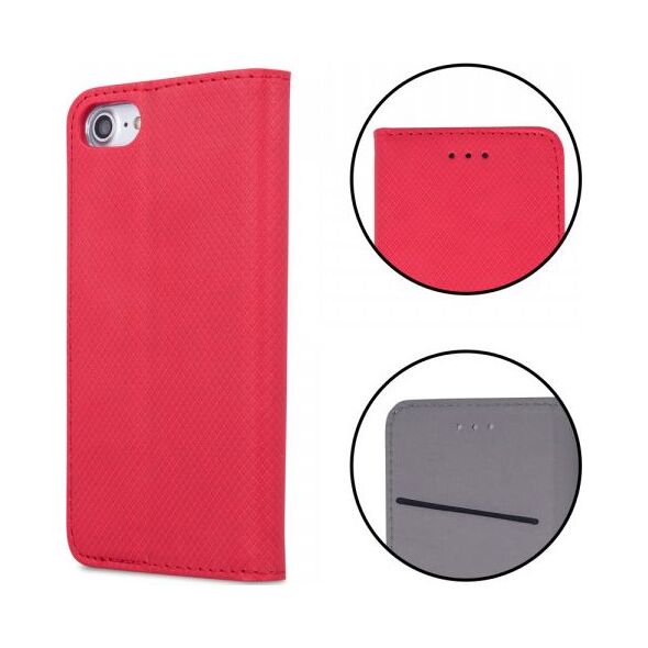 Pokrowiec Smart Magnet do iPhone 12 (5,4') czerwony