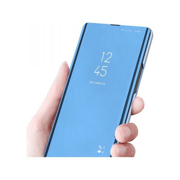 Pokrowiec Smart Clear View do Huawei Y6P niebieski