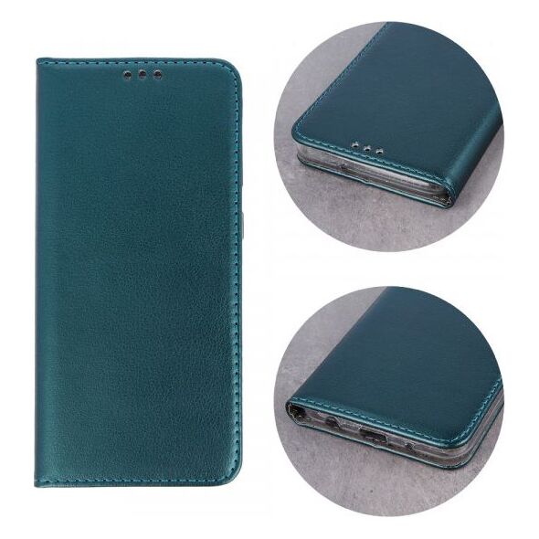 Pokrowiec Smart Magnetic do Huawei Y5p ciemnozielony