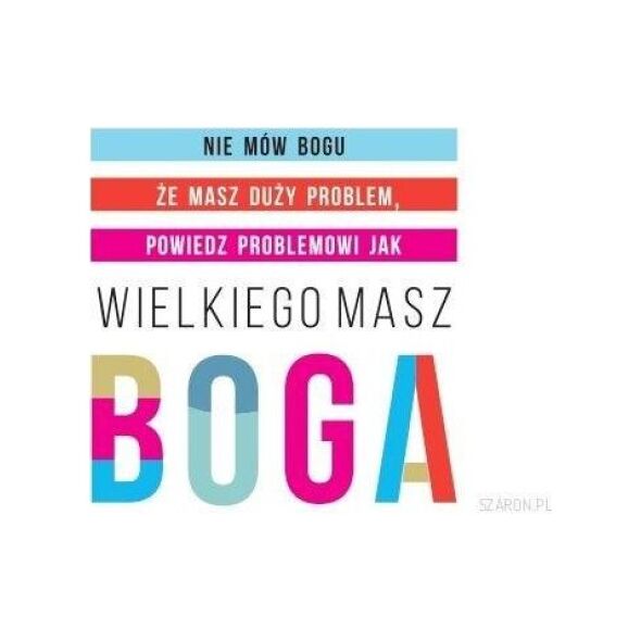 Szaron Magnes na lodówkę - Nie mów Bogu