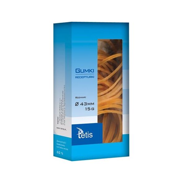 Tetis Gumki recepturki 80mm 50g. TETIS
