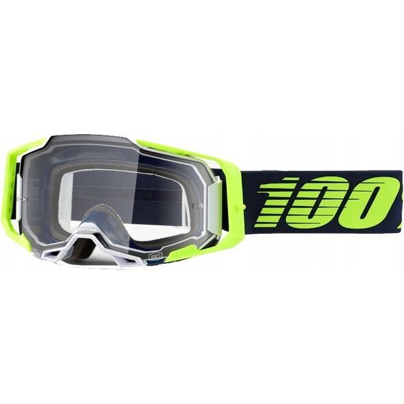 100% Gogle 100% ARMEGA Googgle DEKER Lens (Szyba przezroczysta Anti-Fog, LT 88%-92%) (NEW)