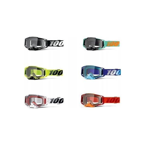 100% Gogle 100% ARMEGA Googgle DEKER Lens (Szyba przezroczysta Anti-Fog, LT 88%-92%) (NEW)