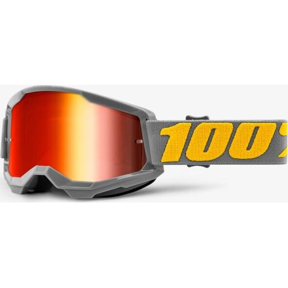 100% Gogle STRATA 2 IZIPIZI (Szyba Czerwona Lustrzana Anti-Fog, LT 38%+/-5%)