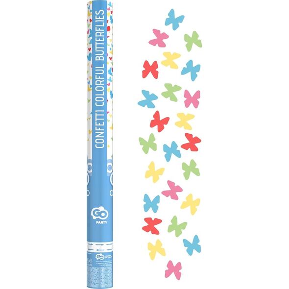 GoDan Konfetti pneumatyczne - Kolorowe motylki 60cm