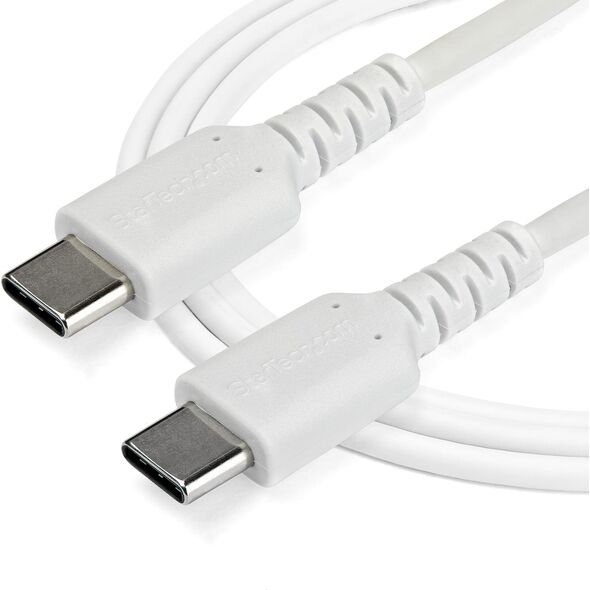 Kabel USB StarTech USB-C - USB-C 2 m Biały (RUSB2CC2MW)