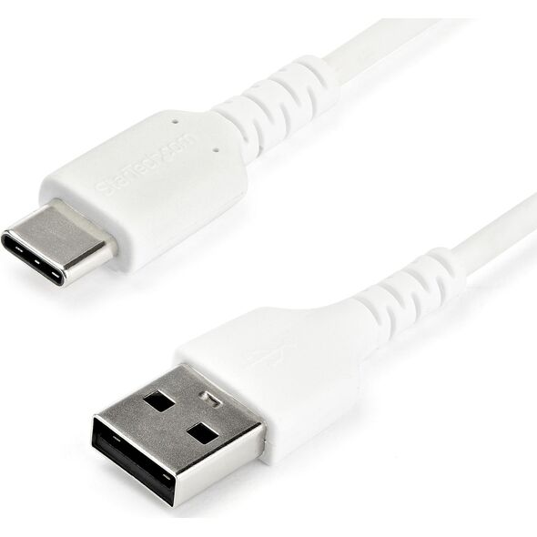 Kabel USB StarTech USB-A - USB-C 2 m Biały (RUSB2AC2MW)