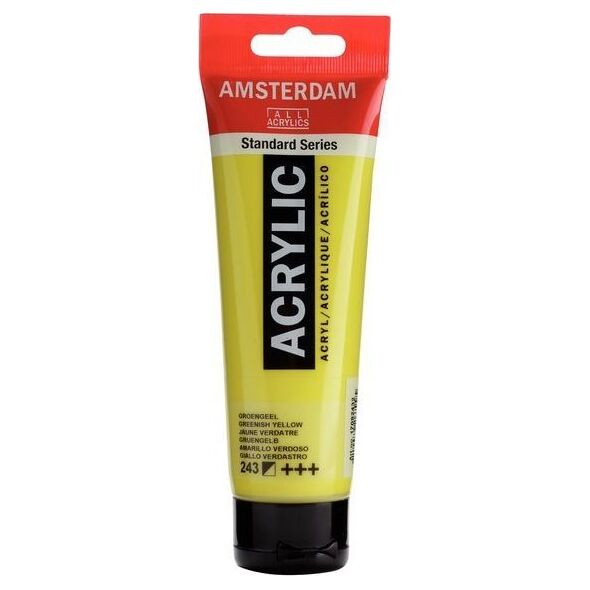 Artequipment Farba akrylowa TALENS AMSTERDAM 120ml 243 - GREENISH YELLOW uniw